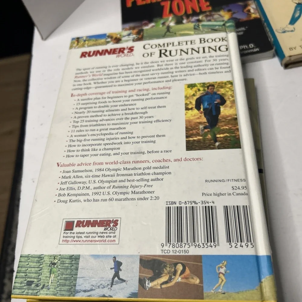 RARE Running Books- Lot Of 6 Vintage Books